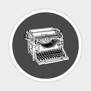 Typewriter Magnet